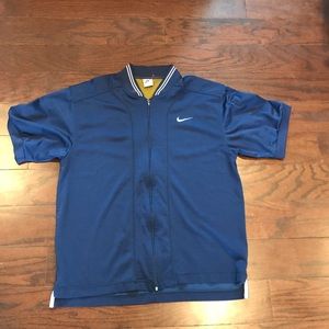 Nike track short sleeve jacket vintage